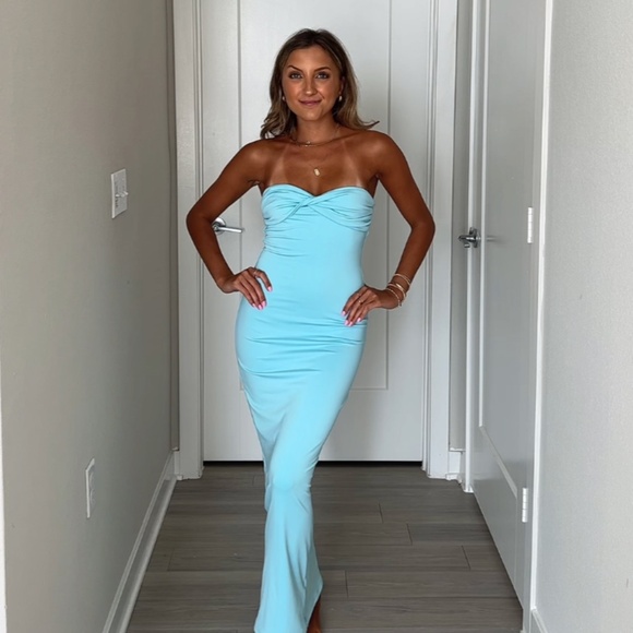 Blue Vacation Maxi Dress - Picture 1 of 1